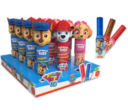 Picture of CARAMELLE TOYS JOY PAW PATROL 3D YAMMEIZ POP 12pz 15gr - JOYGUM