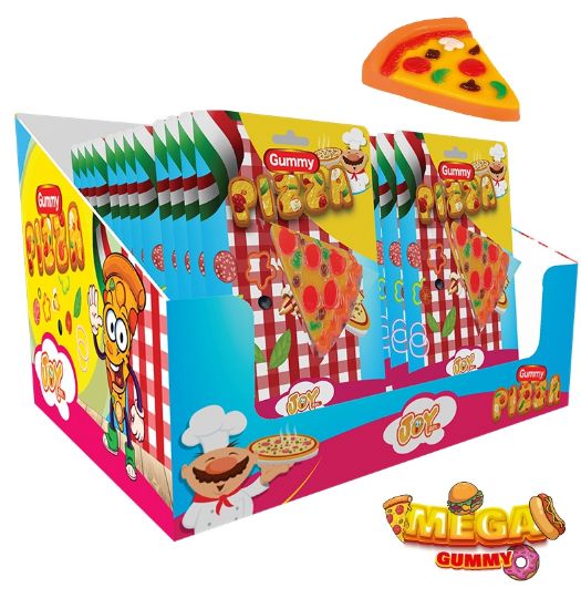 Picture of JOY PIZZA GUMMY 24pz 80gr - JOYGUM