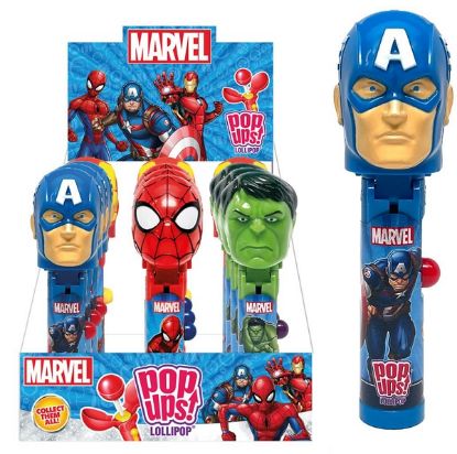 Picture of CARAMELLE TOYS POP UPS MARVEL 12pz 10gr CASA DEL DOLCE