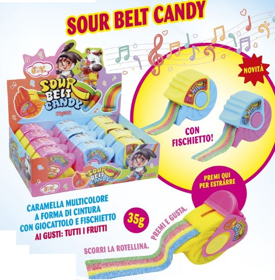 Immagine di JOY SOUR BELT CANDY 12pz 35gr - JOYGUM