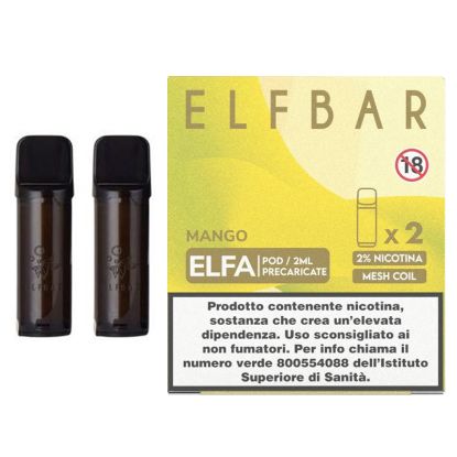 Immagine di ELFBAR ELFA RIC. POD 1x2pz 20mg/ml MANGO - PLN010832