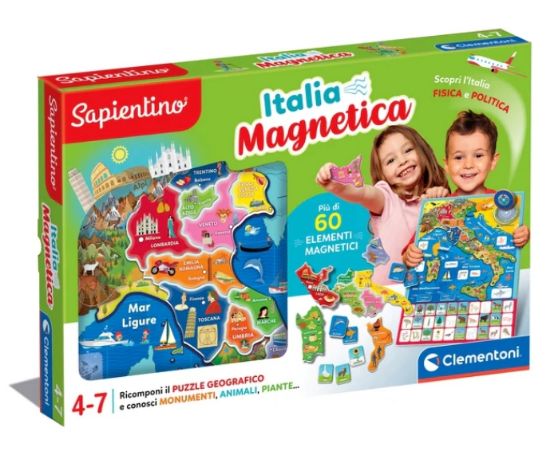 Immagine di GIOCHI GEO PUZZLE MAGNETICO DELL'ITALIA 1pz CLEMENTONI