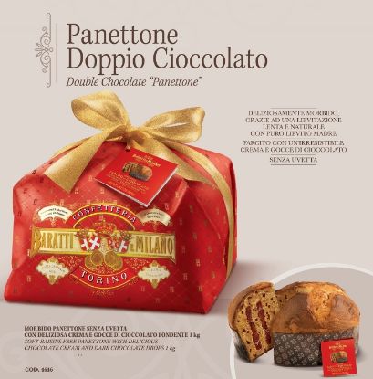 Picture of BARATTI&MILANO PANETTONE DOPPIO CIOCCOLATO 1pz 1000gr