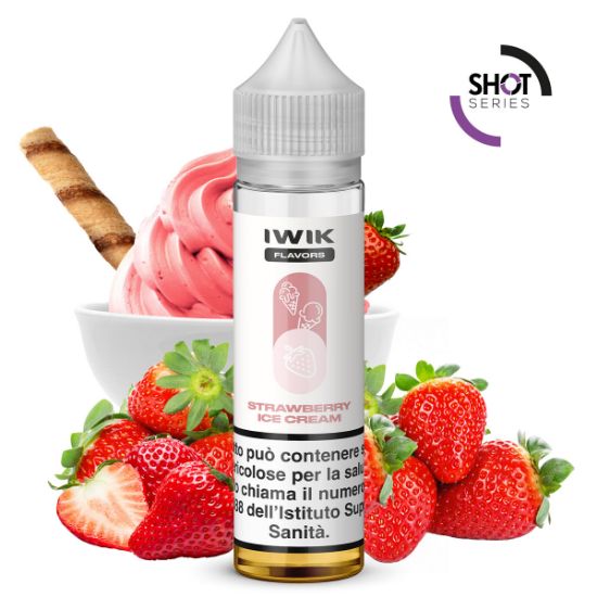 Immagine di KIWI AROMA PLA SHOT SERIES STRAWBERRY ICE CREAM - IWIK- 20ml PLA006139