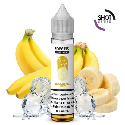 Immagine di KIWI AROMA PLA MINI SHOT - BANANA ICE - IWIK - 10ml PLA006112