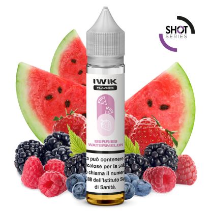 Immagine di KIWI AROMA PLA MINI SHOT - BERRIES WATERMELON - IWIK - 10ml PLA006113