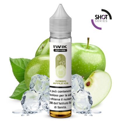 Picture of KIWI AROMA PLA MINI SHOT - GREEN APPLE ICE - IWIK - 10ml PLA006115