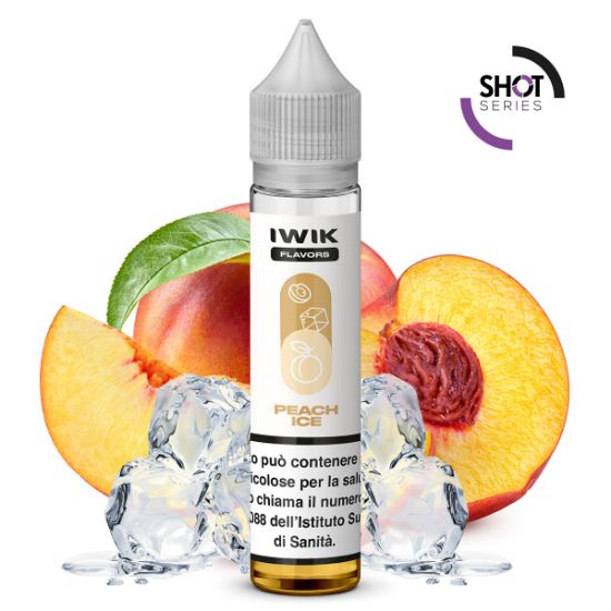 Picture of KIWI AROMA PLA MINI SHOT - PEACH ICE - IWIK - 10ml PLA006119