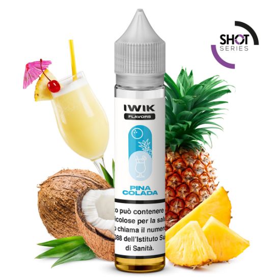 Immagine di KIWI AROMA PLA MINI SHOT - PINA COLADA - IWIK - 10ml PLA006354