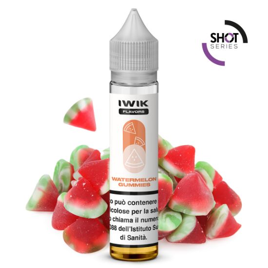 Immagine di KIWI AROMA PLA MINI SHOT - WATERMELON GUMMIES - IWIK - 10ml PLA006359