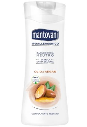 Picture of BAGNOSCHIUMA MANTOVANI 400ml 1pz OLIO DI ARGAN