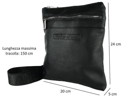 Immagine di TRACOLLA BORSELLO GMV NERO 1pz SIMILPELLE 20 x 24 x 5 cm