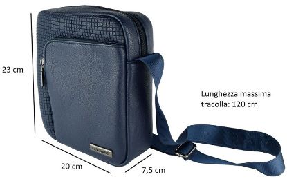 Immagine di TRACOLLA BORSELLO NAVIGARE BLU 1pz SIMILPELLE 23 x 20 x 6 cm