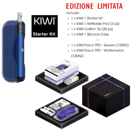 Immagine di KIWI 1 GIFT BOX NAVY BLUE - KIWI VAPOR (pvp.69,00) composto da: