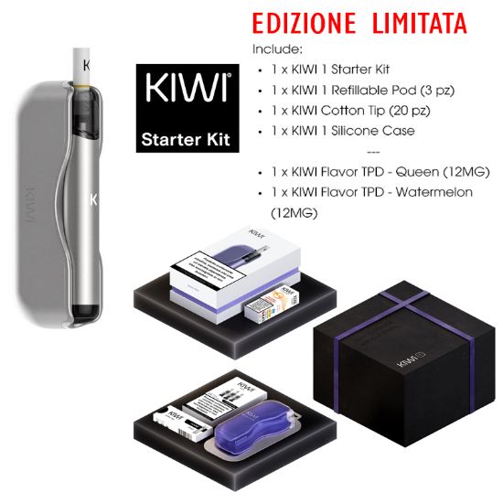 Picture of KIWI 1 GIFT BOX NIMBUS CLOUD - KIWI VAPOR (pvp.69,00) composto da: