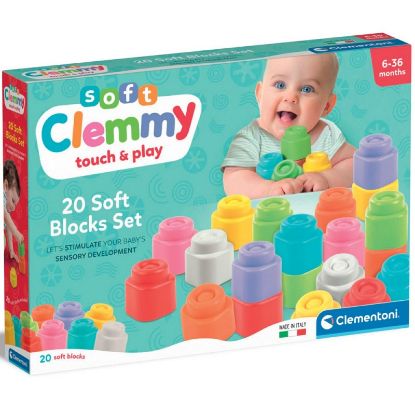 Picture of GIOCHI CLEMMY 20 SOFT BLOCKS SET MATTONCINI