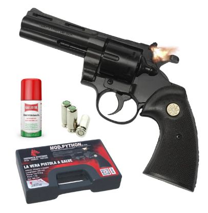 Picture of PISTOLA A SALVE REVOLVER 380mm CHROME 1pz DEFENCE SYSTEM