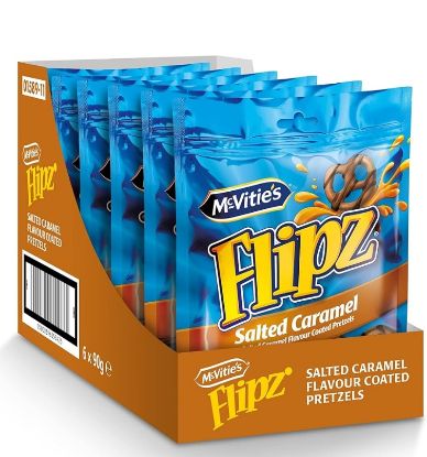 Picture of McVITIES FLIPZ 6pz 90gr CARAMELLO SALATO