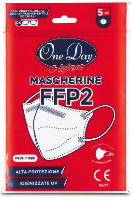 Picture of MASCHERINE FFP2 BIANCA 5pz (blister singolo)