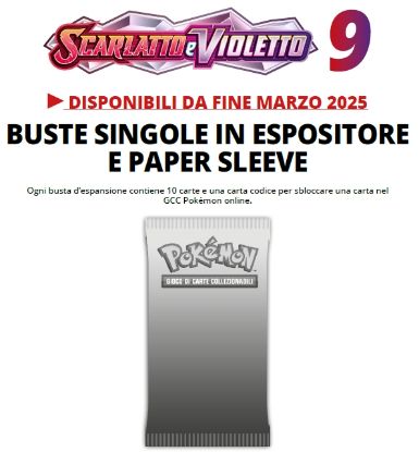 Picture of CARTE DA GIOCO POKEMON BUSTINA 1x10pz SV9 SCARLATTO E VIOLETTO (V.5,00)