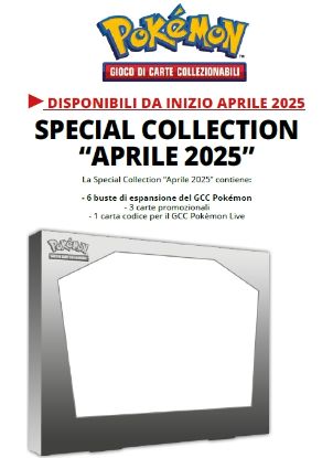 Picture of CARTE DA GIOCO POKEMON SPECIAL COLLECTION APRILE 2025 (V.34,90)