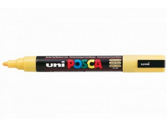 Immagine di PENNARELLI UNI POSCA MEDIO 6pz PC5 GIALLO PAGLIA