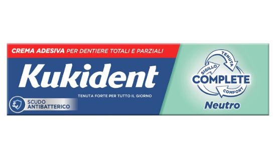 Immagine di KUKIDENT COMPLETE CR ADESIVA 40g NEUTRO VERDE