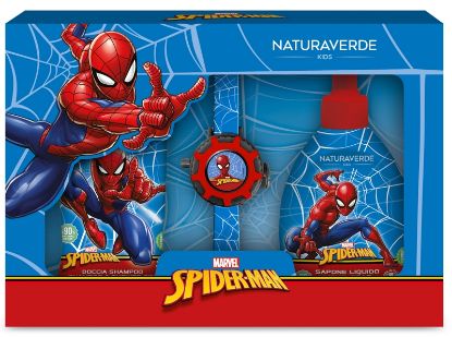 Immagine di COFANETTO NAT VERDE  COF KIDS SPIDERMAN DOC250+SL250+OROLOG