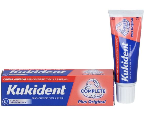 Immagine di KUKIDENT COMPLETE CR ADESIVA 40g PLUS ORIG ROSSA