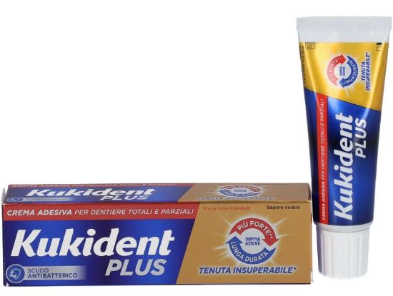 Picture of KUKIDENT PLUS CR ADESIVA 40g DOPPIA AZIONE ARANCIO