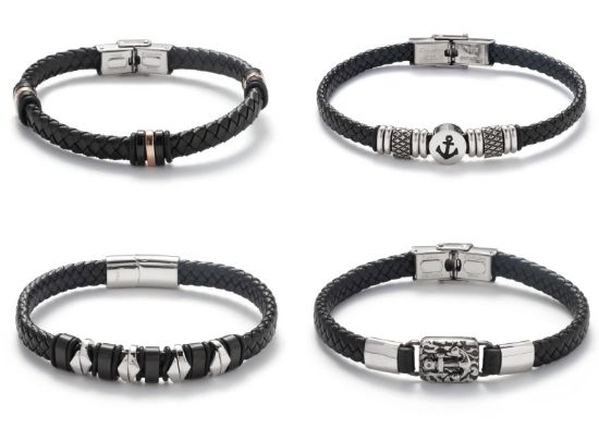 Immagine di BRACCIALE UOMO NAVIGARE 4pz ASSORTITI + SCATOLA REGALO