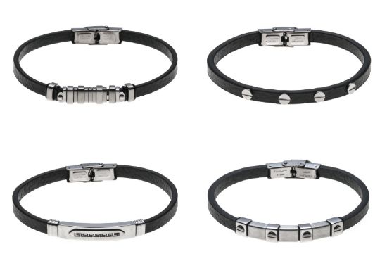 Immagine di BRACCIALE UOMO NAVIGARE 4pz ASSORTITI + SCATOLA REGALO