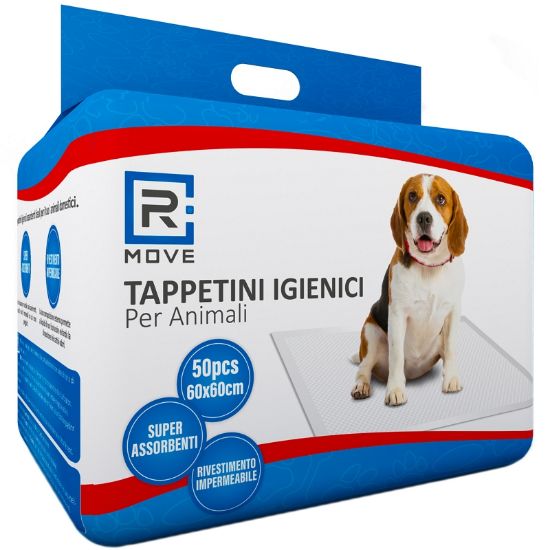 Immagine di PET TAPPETINI IGIENICI per ANIMALI 60x60cm 50pz