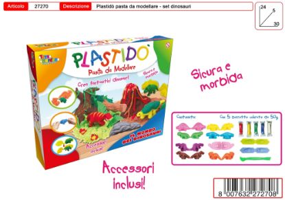 Immagine di GIOCHI PLASTIDO' DINOSAURI