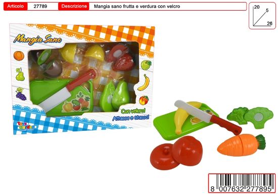 Immagine di GIOCHI FRUTTA E VERDURA TAGLIATA