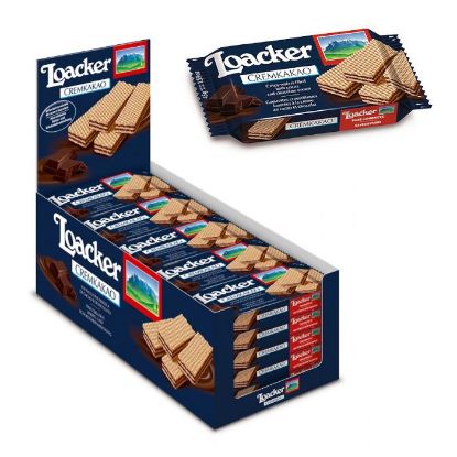 Immagine di BISCOTTI WAFER LOACKER CREMKAKAO 45g 25pz