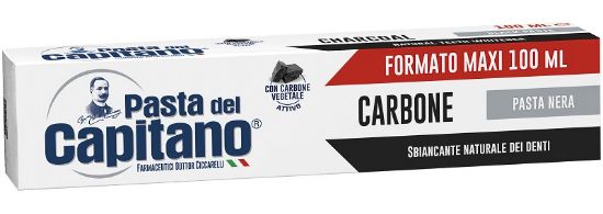 Picture of DENTIFRICIO CAPITANO 100ML CARBONE SBIANCANTE NERO