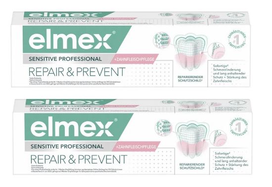 Picture of DENTIFRICIO ELMEX PROFESSIONAL 75ml 2pz SENSITIVE