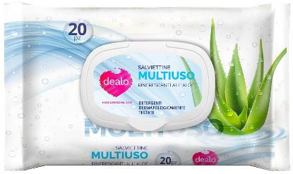 Picture of SALVIETTE DEALO x20 MULTIUSO ALOE