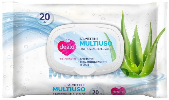 Picture of SALVIETTE DEALO x20 MULTIUSO ALOE