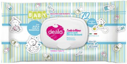 Picture of SALVIETTE DEALO x72 BABY XL ALOE/MAND