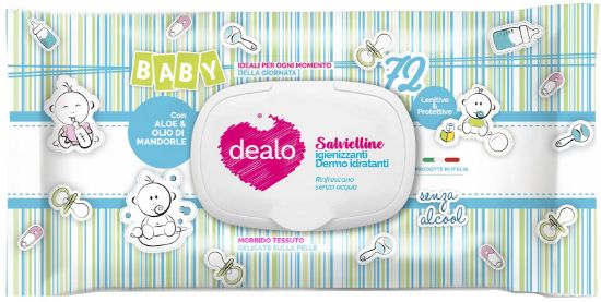 Picture of SALVIETTE DEALO x72 BABY XL ALOE/MAND