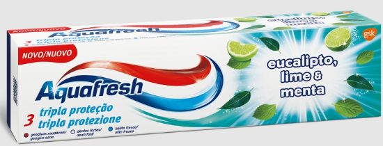 Picture of DENTIFRICIO AQUAFRESH 75ML EUCALYPT LIME MENTA