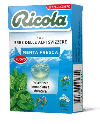 Immagine di RICOLA ASTUCCIO MENTA FRESCA SENZA ZUCCHERO 50g 20pz