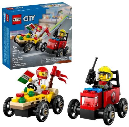 Immagine di LEGO CITY PACK VEICOLI DA CORSA PIZZAIOLO CONTRO POMPIERE