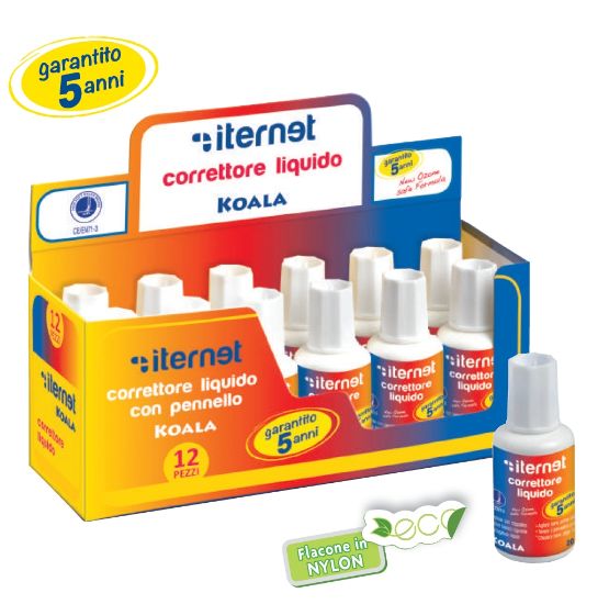 Picture of CORRETTORE PENNELLO 20ml 12pz KOALA