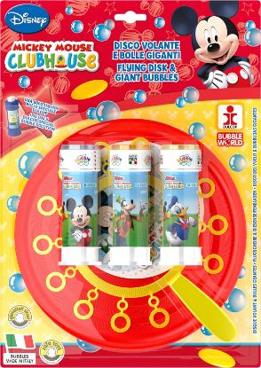 Immagine di GIOCHI BOLLE SAPONE FLYING DISC + BOLLE BLISTER 1pz MICKEY MOUSE