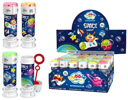 Immagine di GIOCHI BOLLE SAPONE CON GIOCO 36pz SPACE BUBBLES