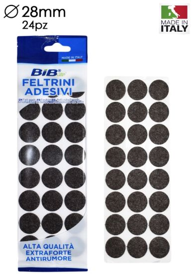 Immagine di FELTRINI ROTONDI 1x24pz 28mm - BIB