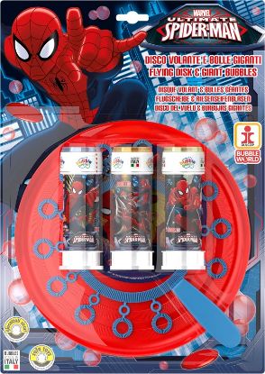 Immagine di GIOCHI BOLLE SAPONE FLYING DISC + BOLLE BLISTER 1pz SPIDERMAN